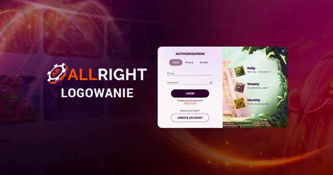 all right casino login
